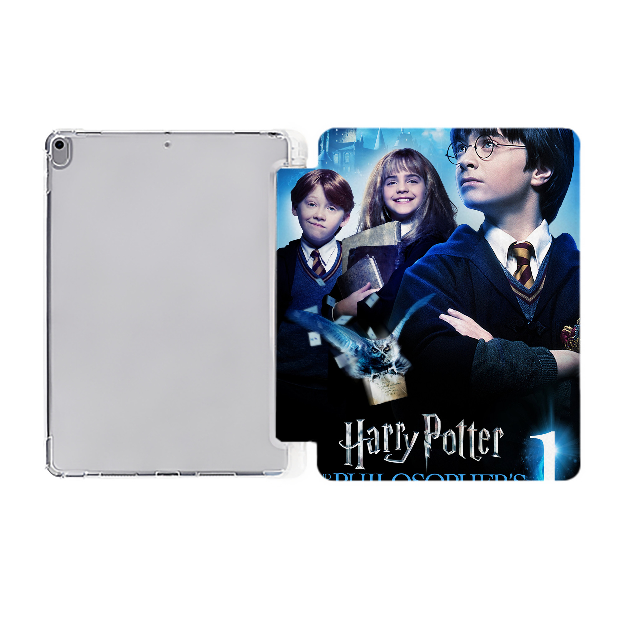 （画像用） Harry Potter ハリー・ポッターシリーズ IPad ケース ペン収納付き 三つ折りスタンド PUレザー×シリコン 対応機種9.5/10.5/10.9インチ